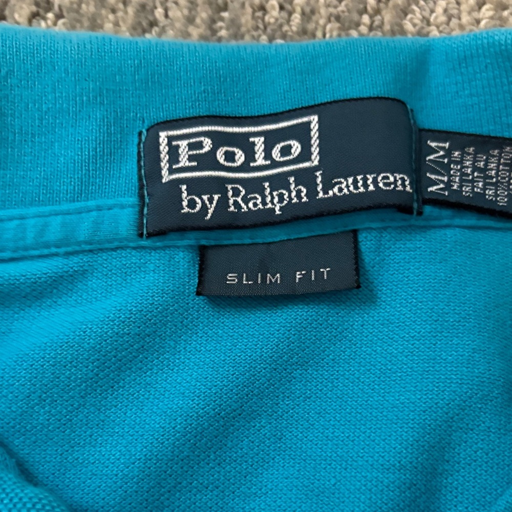 Ralph Lauren Men's Vibrant Blue Polo Shirt - Picture 2 of 2